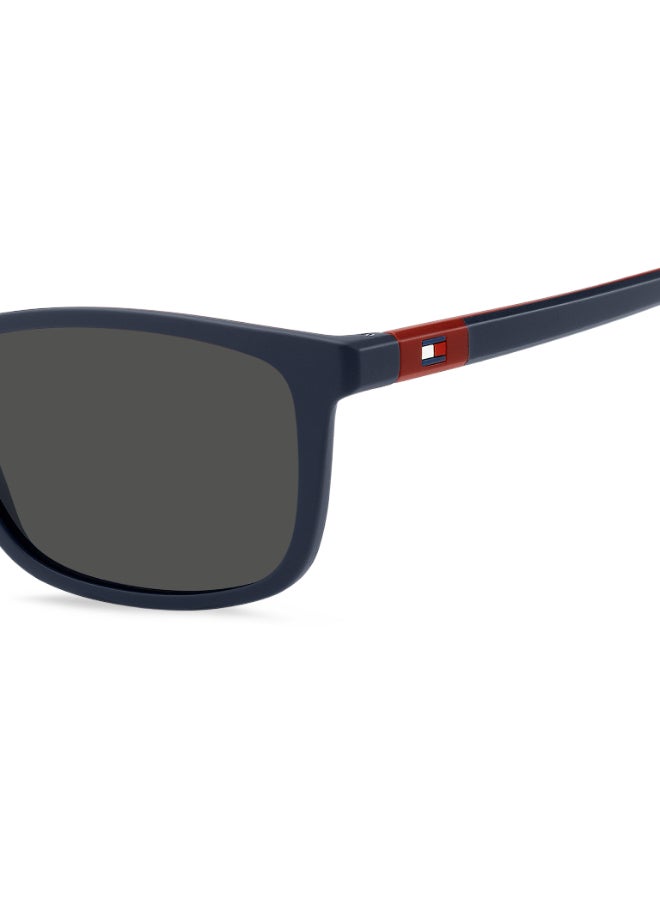 TOMMY HILFIGER TH 2244/S Sunglasses Blue Rectangular - Image 4