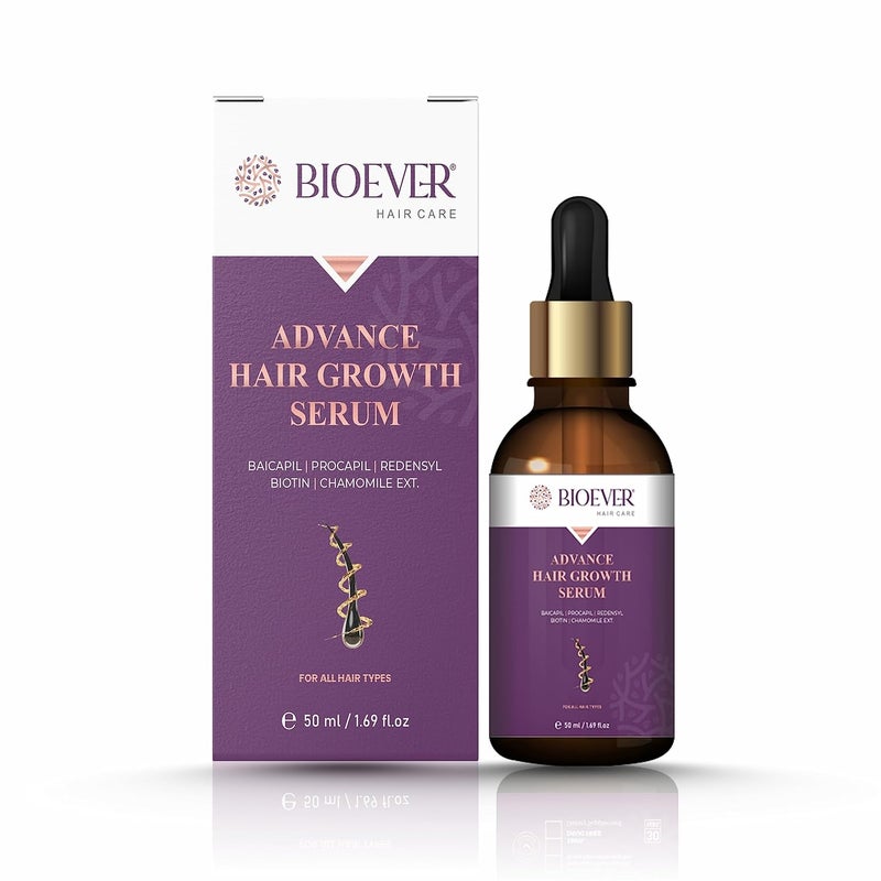 Bioever Hair Growth Serum Powered with 2redensyl3 biacapil 3 procapil 2 biotin Reactivate Hair Cells Boost Density Paraben Sulfate Free Hair Fall Control Serum for Men and Women 50ML - Image 1