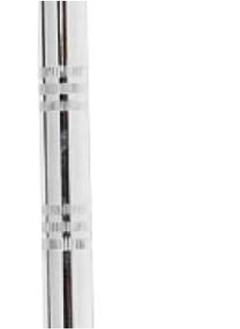 Generic - 7/8Inch 22MM Motorcycle Retro Bend Handlebar Handle Bar Black Silver(Silver) - Image 1