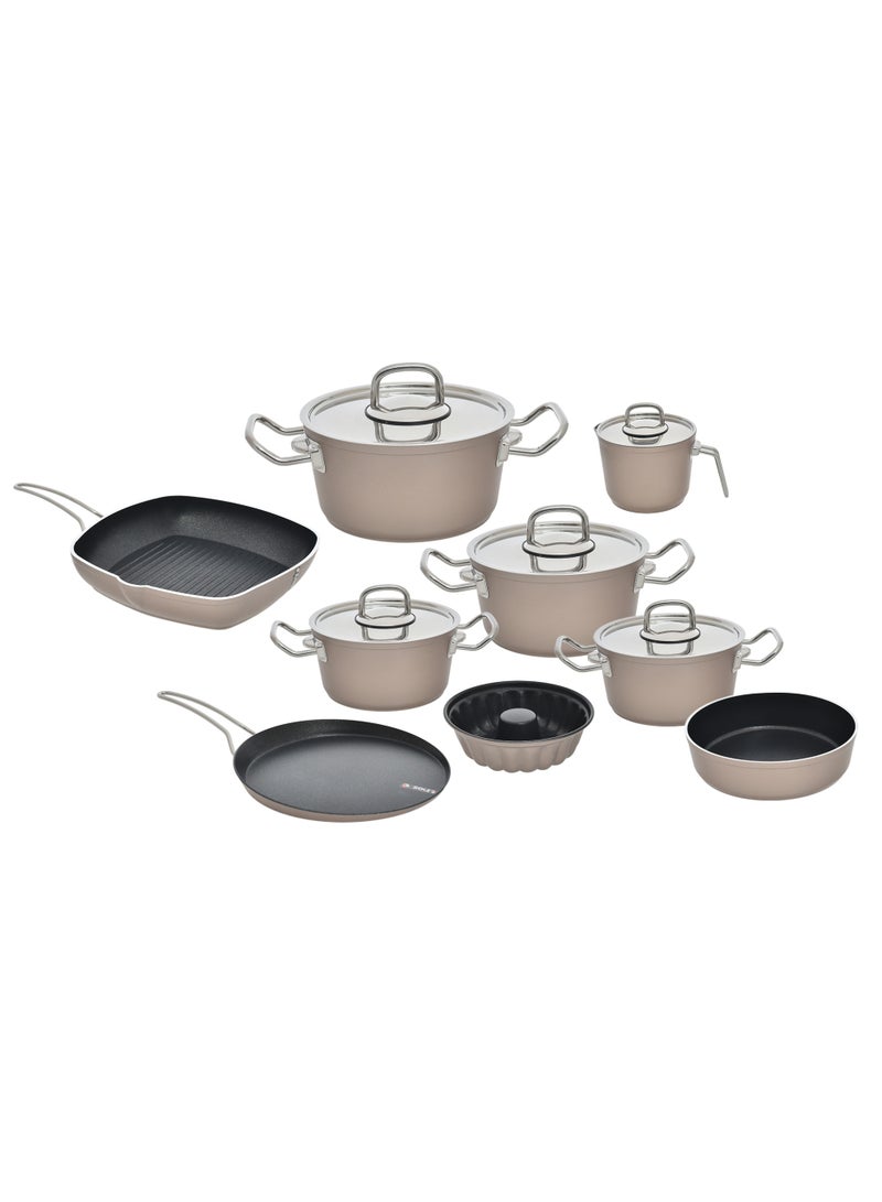 Lines Turkish Granite Cookware Set – 14 Piece Set - Image 2