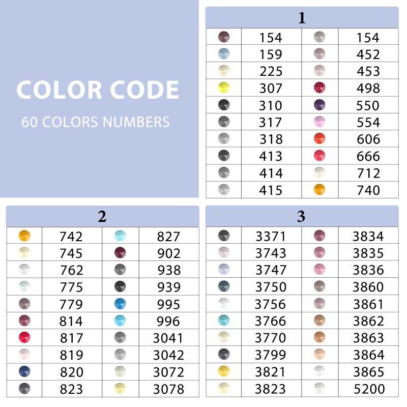 ZORETCO 30000 Pcs 60 Colors Diamond Art Painting Beads, 5D Diamond Painting Accessories, Round Diamond Painting Drills Diamonds Flat Bottom Rhinestones for Bead Art Gem Art Craft - Image 2