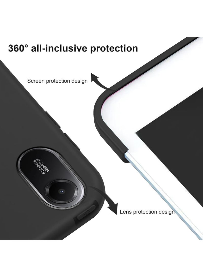 SYOSI Silicone Case for Red-mi Pad 2 (2025) 11 Inch, Lightweight Durable Protective Cover with Trifold Stand, Auto Sleep/Wake Function, Comprehensive Protection for Tablet, Black - Image 3