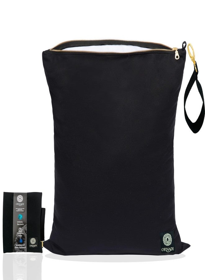Ornadi X Large Waterproof Antimicrobial Wet Dry Bag Inhibits Bacteria & Odor from Sweaty Gym Clothes, Dirty Laundry, Swimsuits & Towels for Odor Proof Travel Made in USA 17 X 23.5 inch - Image 1
