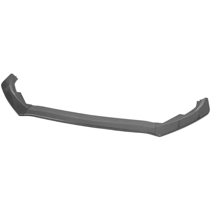 Fuchooky Front Bumper Lip Spoiler Durable Improve Sporty Appearance Bumper Lip Body Kit for Focus MK4 ST Line 2019 to 2022 (Carbon Fiber Style) - Image 5