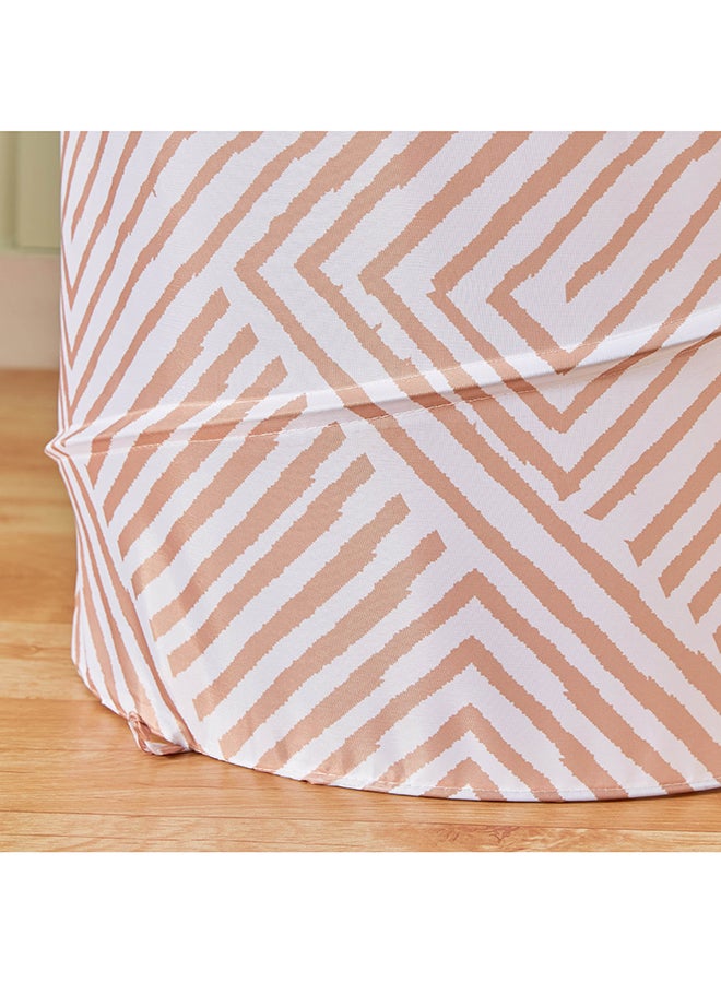 Home Box Ella Printed Laundry Hamper 42 x 55 x 42 cm - Image 4