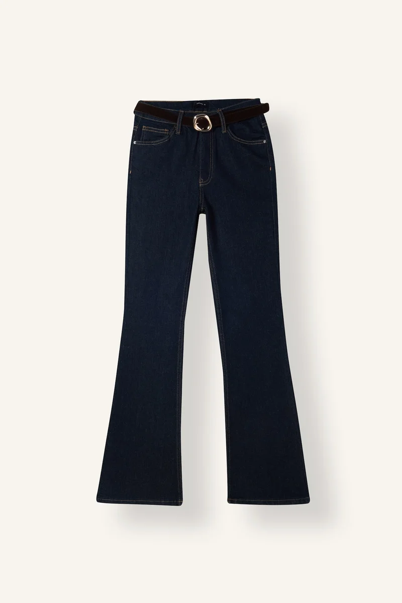 Flare Denim Trousers