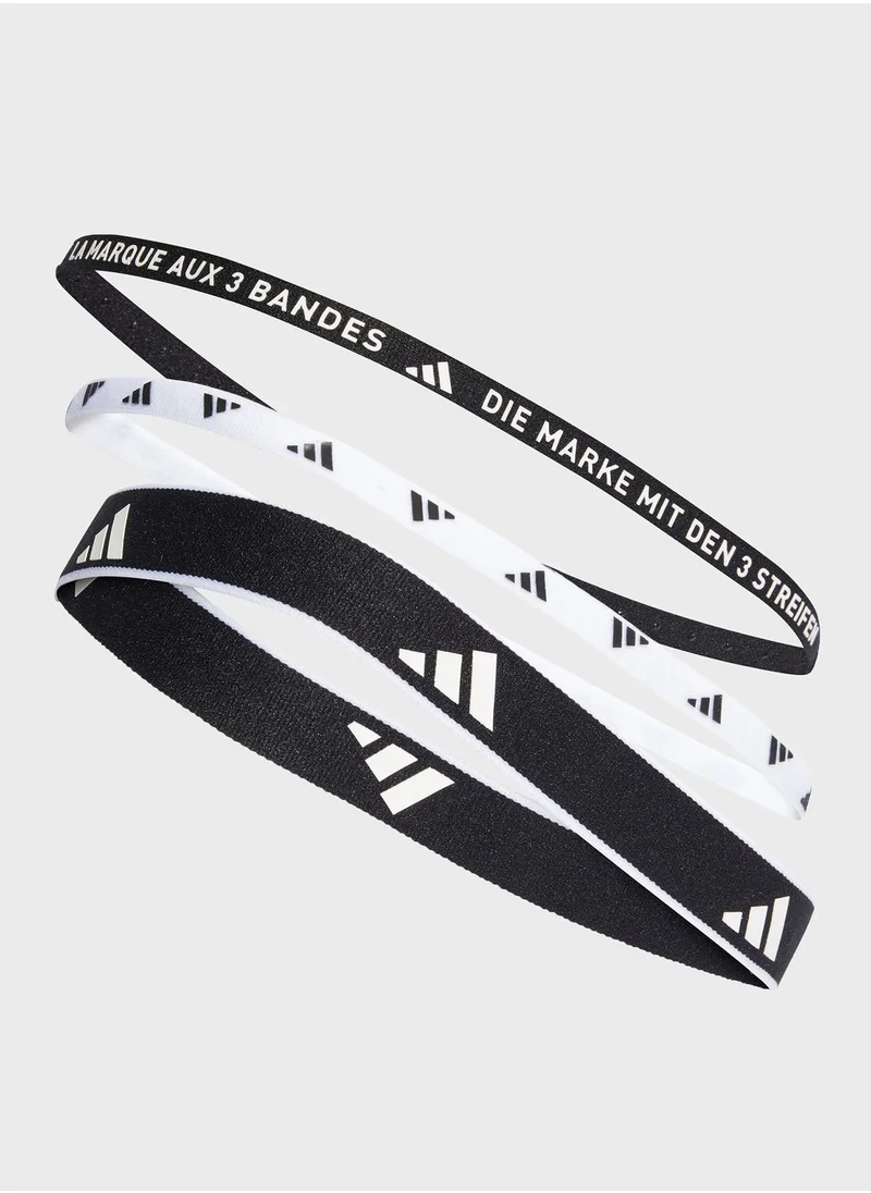 Adidas 3 Pair Pack Headband