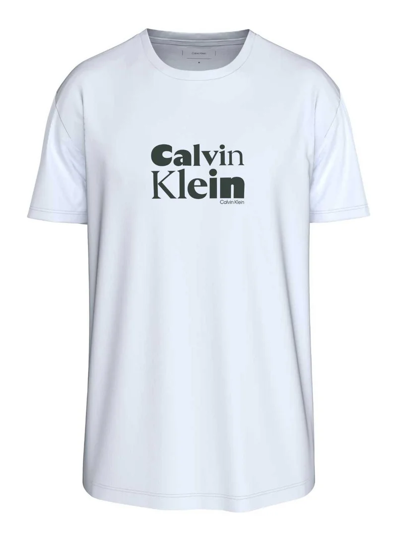 كالفن كلاين تيشيرت قطني بشعار