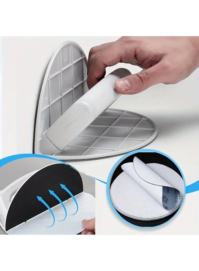 أداة سنفرة زوايا الحوائط الجافة مع نظام ورق الصنفرة ذاتي اللصق، تشمل 10 أوراق - Image 2