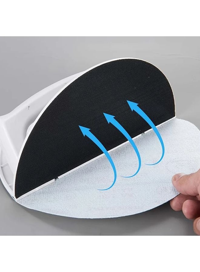 أداة سنفرة زوايا الحوائط الجافة مع نظام ورق الصنفرة ذاتي اللصق، تشمل 10 أوراق - Image 3