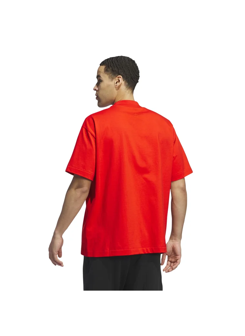 Adidas adidas ONE CTN JER T Red Originals Unisex T-SHIRTS