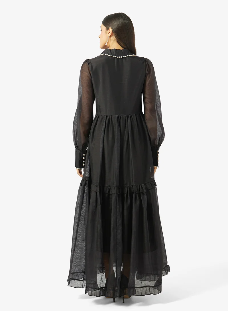 خزانة A-line Tiered Dress