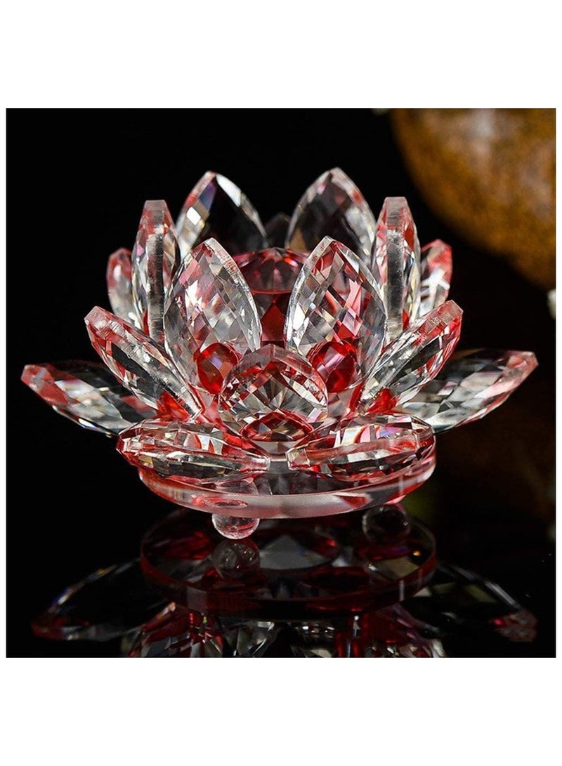 Eternal Elegance Crystal Lotus Flower Set - Exquisite Home Decor and Wedding Gift - Image 1