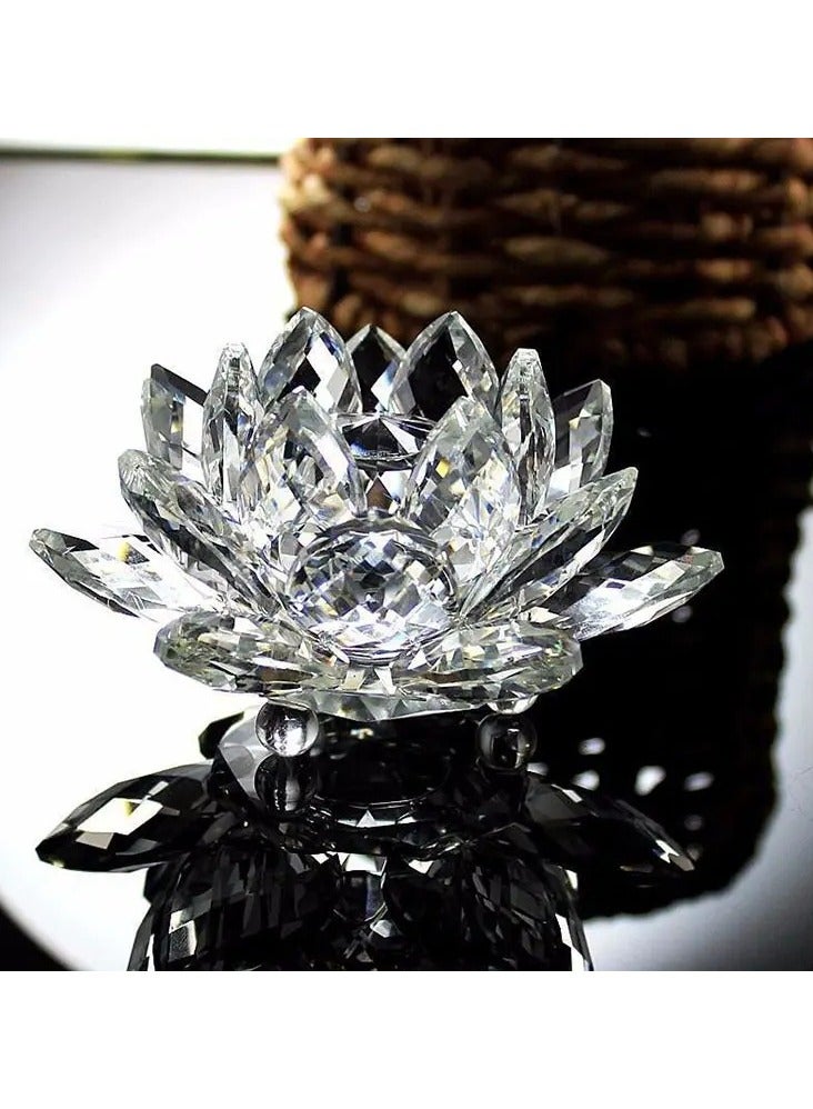 Eternal Elegance Crystal Lotus Flower Set - Exquisite Home Decor and Wedding Gift - Image 4