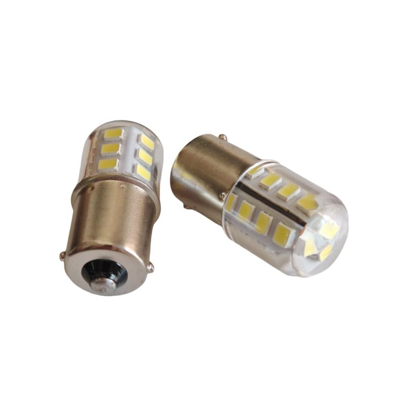 Piumeif BA15S led bulbs 12v Direct Replacement 1156 Led Bulb Wide Voltage 12V 24V ACDC Replace 67 69 89 98 9421777 1247 5007 97 97NA 4410671 1295NA 2 Pack - Image 3