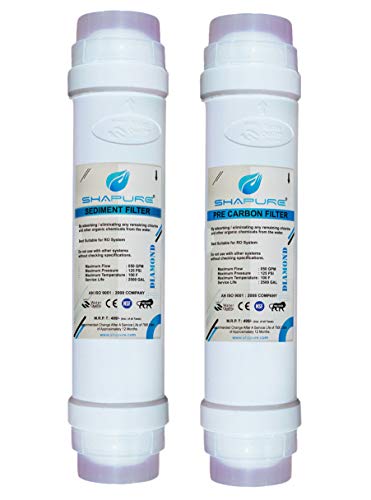 Shapure Ro Service Kit with 80 GPD Membrane & Filter kit for Water Purifier (Alkaline Membrane Inline Spun Carbon Sediment Cartridge TDS Meter)(Works up to 2500)(Alkaline Yearly Kit) - Image 2