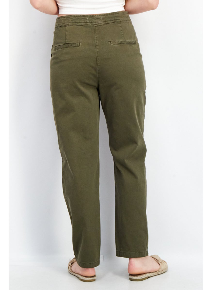 Women Regular Fit Plain High Rise Pants, Olive - pzsku/ZE8AF101AF1CD2AA983BBZ/45/_/1737900609/50a9922e-f224-4e77-acd4-258e8c91a83e