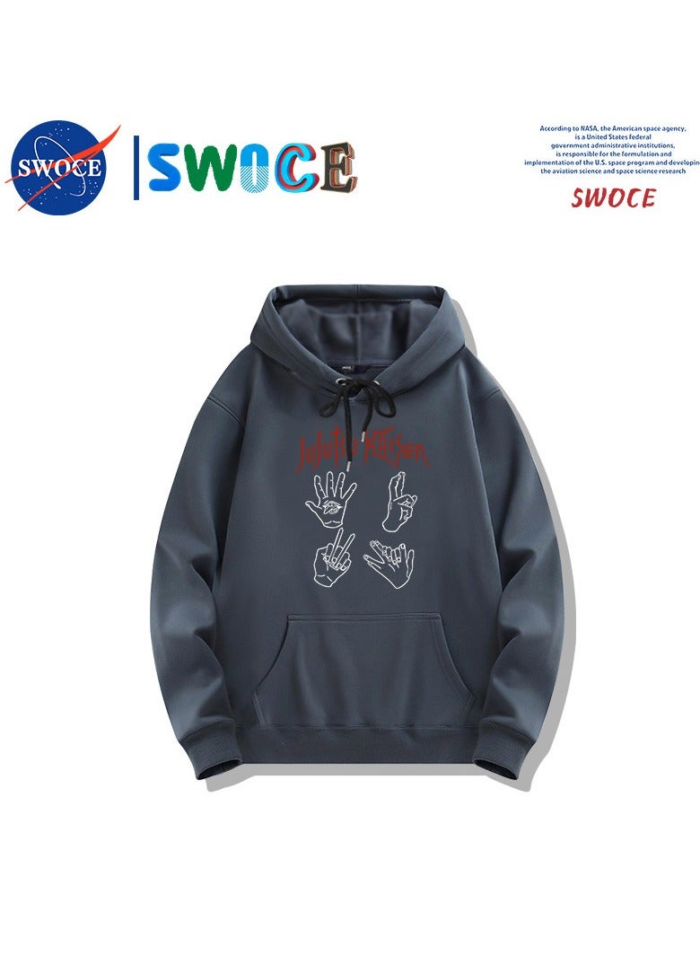 SWOCE Fashionable And Trendy Men's Hooded Sweatshirt  - Image 1