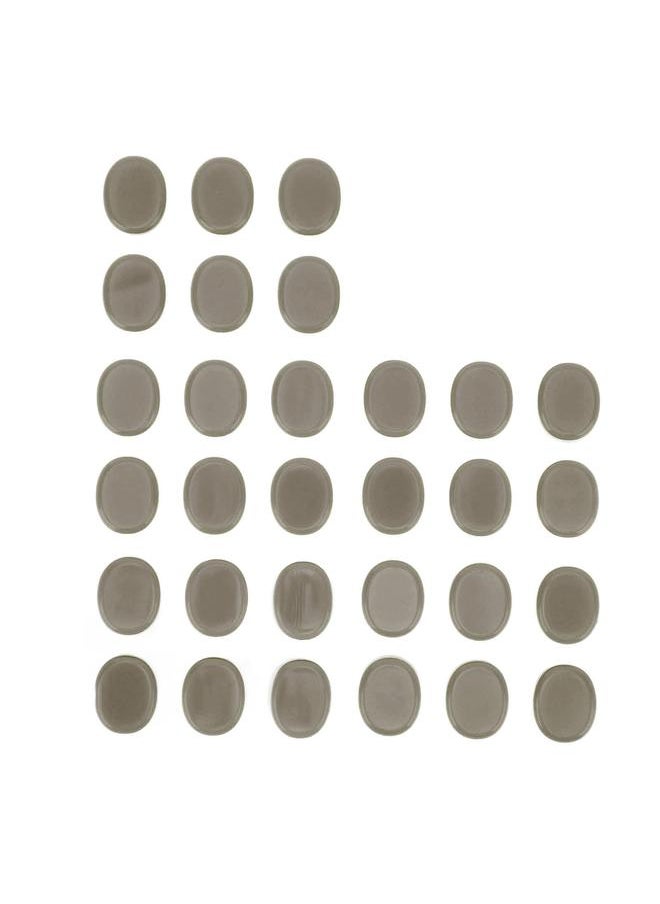Thoraya 30Pcs Drum Dampeners Gel Pads Silicone Drum Silencers Sound Dampening Muffler Pads Black  - Image 1