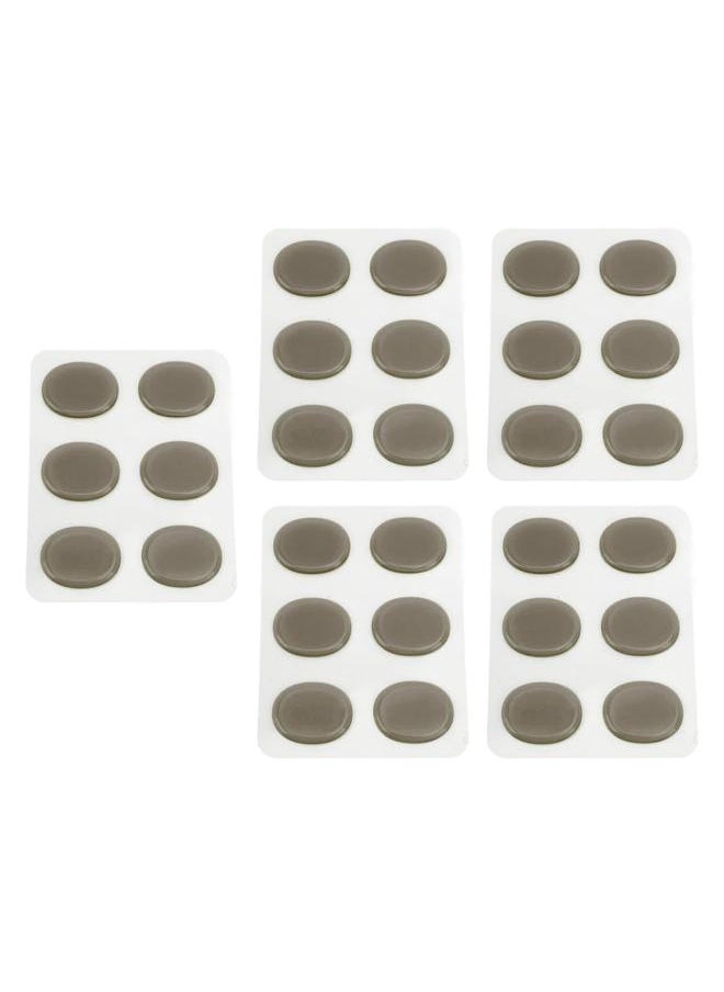 Thoraya 30Pcs Drum Dampeners Gel Pads Silicone Drum Silencers Sound Dampening Muffler Pads Black  - Image 5