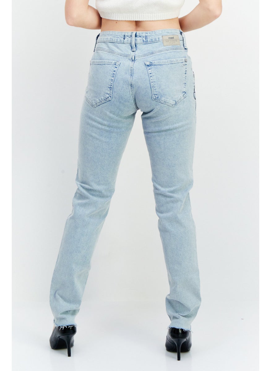 Mavi Jeans Women Slim Skinny Fit Stretchable Denim Jean, Blue  - Image 2
