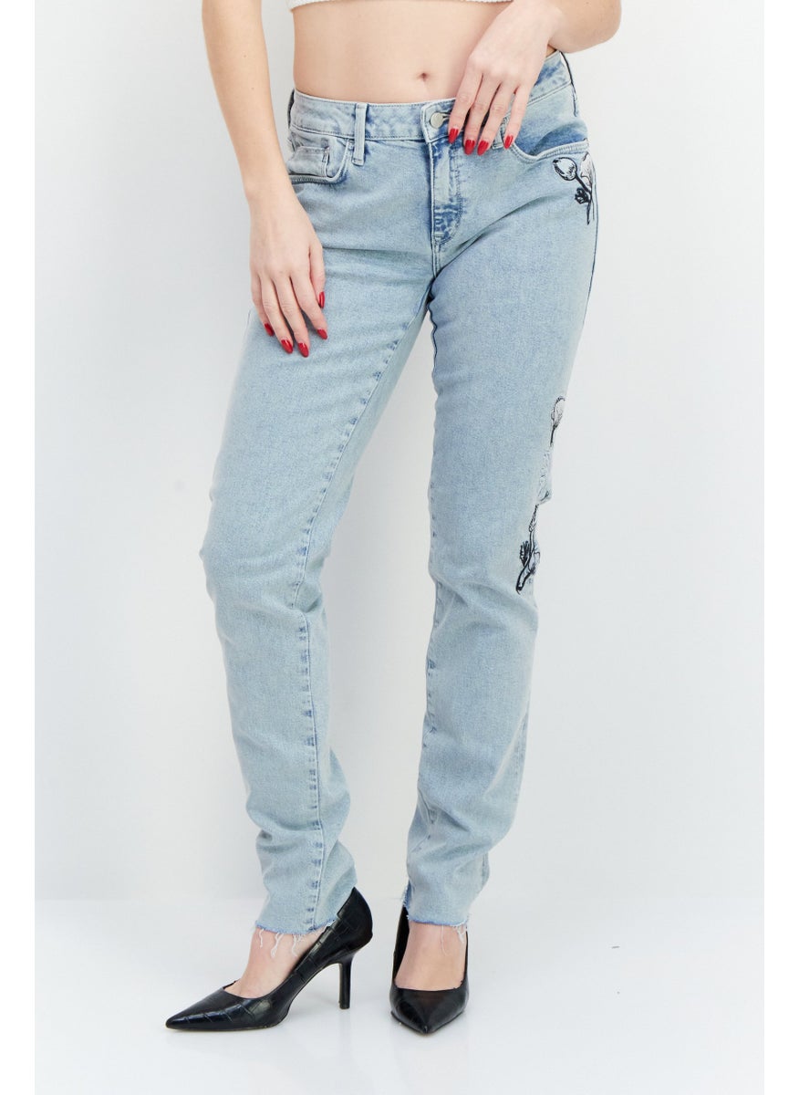 Mavi Jeans Women Slim Skinny Fit Stretchable Denim Jean, Blue  - Image 1
