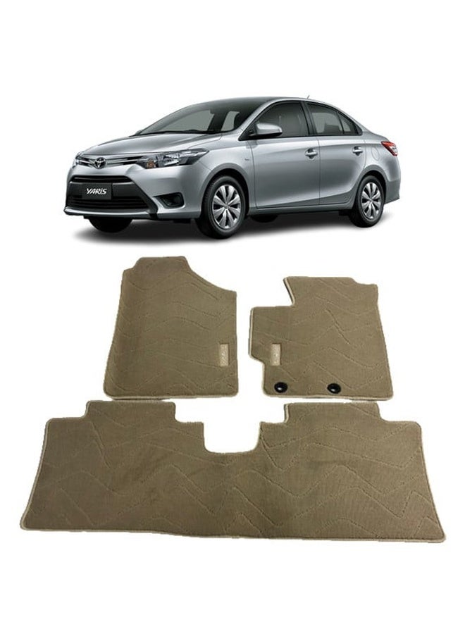 TOYOTA Yaris car floor mats 2014 2015 2016 agency