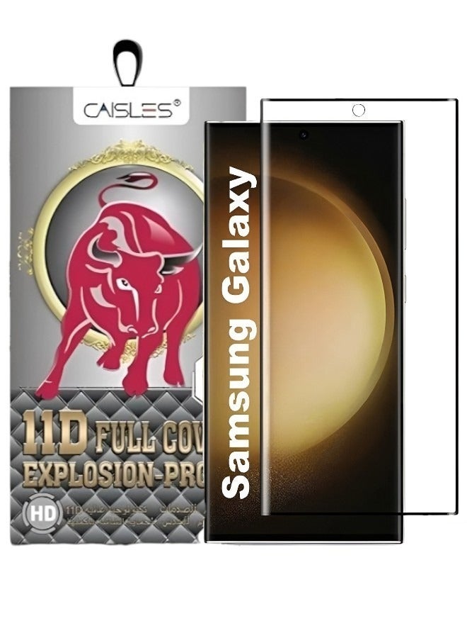 CAISLES Nano Screen Protector for Samsung Galaxy S21, curved design, superior edge-to-edge protection with superior clarity and protection against drops and scratches - Image 1