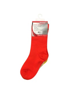 Justice League Wonder Women Bamboo Cotton Sock - Solid (Pack Of 3) - Yellow/Grey/Red 5-8Y  - Image 2