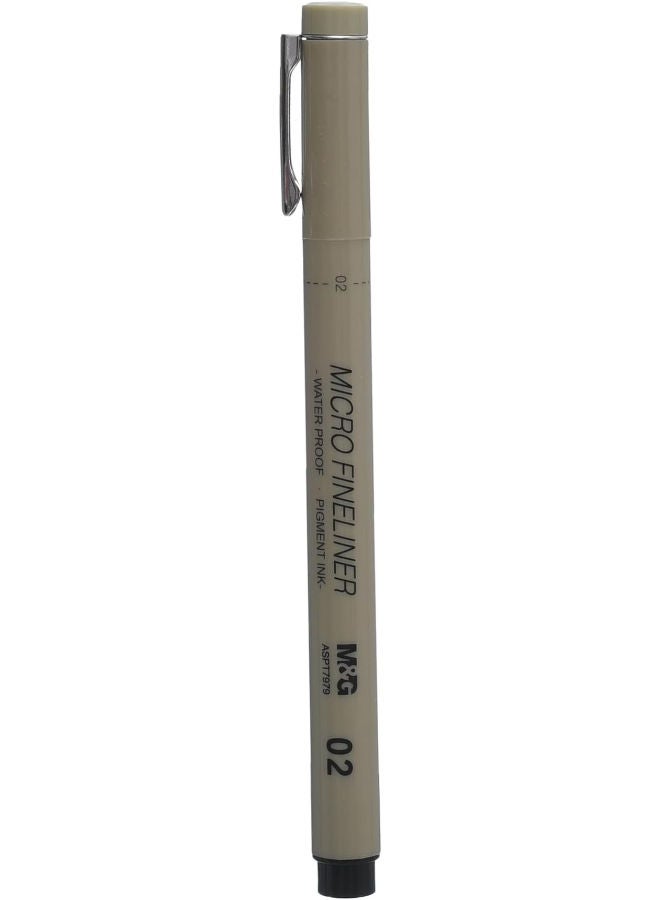 M&G Micro Fineliner, 2mm Waterproof Tip for Ultra-Fine Detailed Drawing and Sketches - Image 1