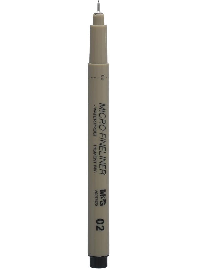 M&G Micro Fineliner, 2mm Waterproof Tip for Ultra-Fine Detailed Drawing and Sketches - Image 2