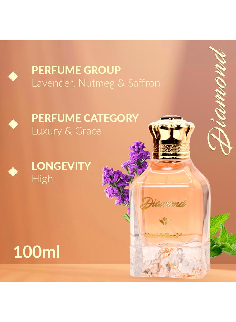 Cool & Cool Diamond Perfume 100ML - Image 2