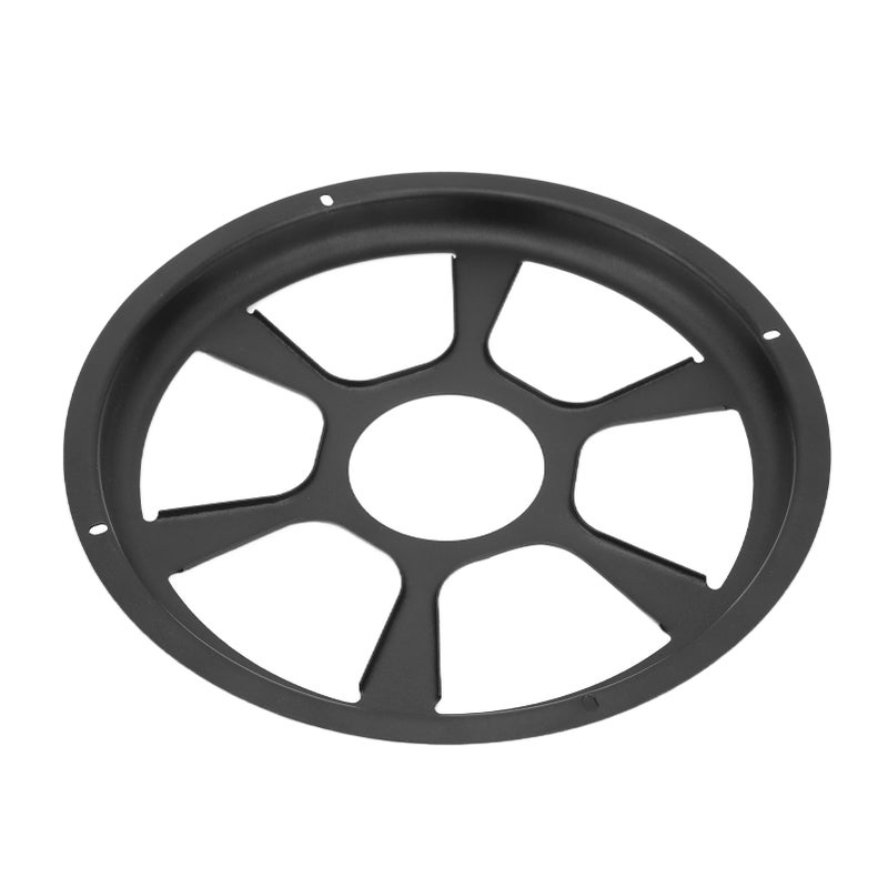 Speaker Cover Mesh Net Grille Circle Round Protective Black Dustproof Subwoofer Accessory - Image 4