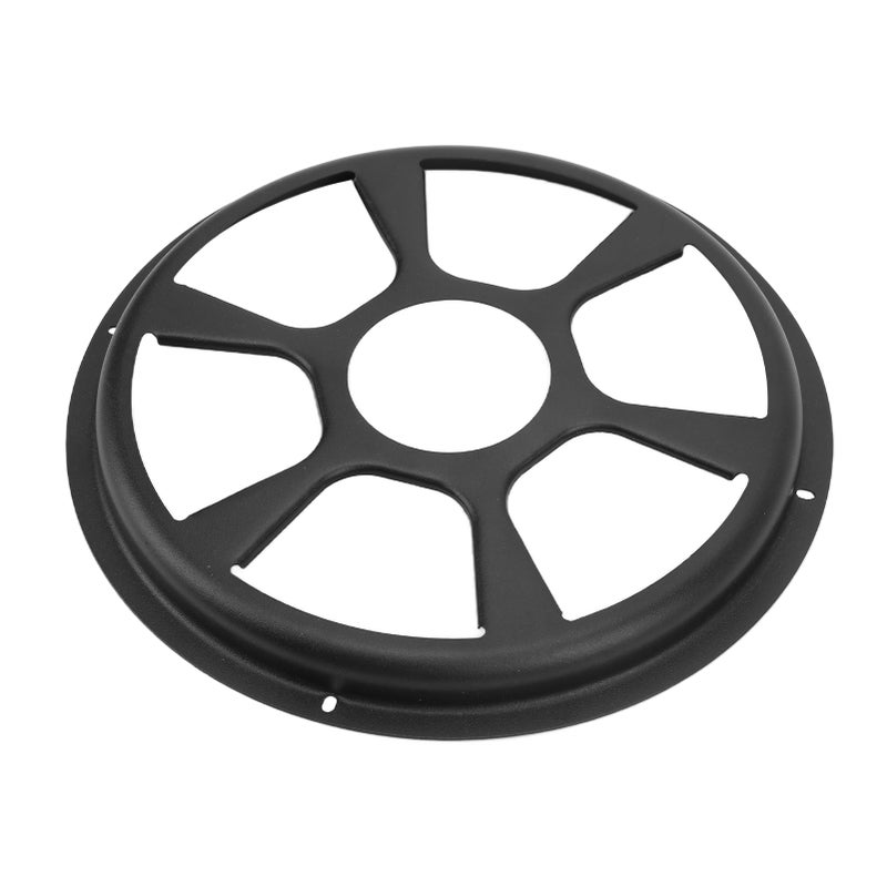 Speaker Cover Mesh Net Grille Circle Round Protective Black Dustproof Subwoofer Accessory - Image 3