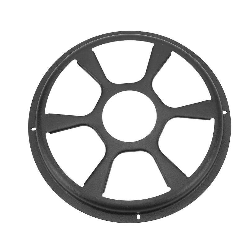 Speaker Cover Mesh Net Grille Circle Round Protective Black Dustproof Subwoofer Accessory - Image 1