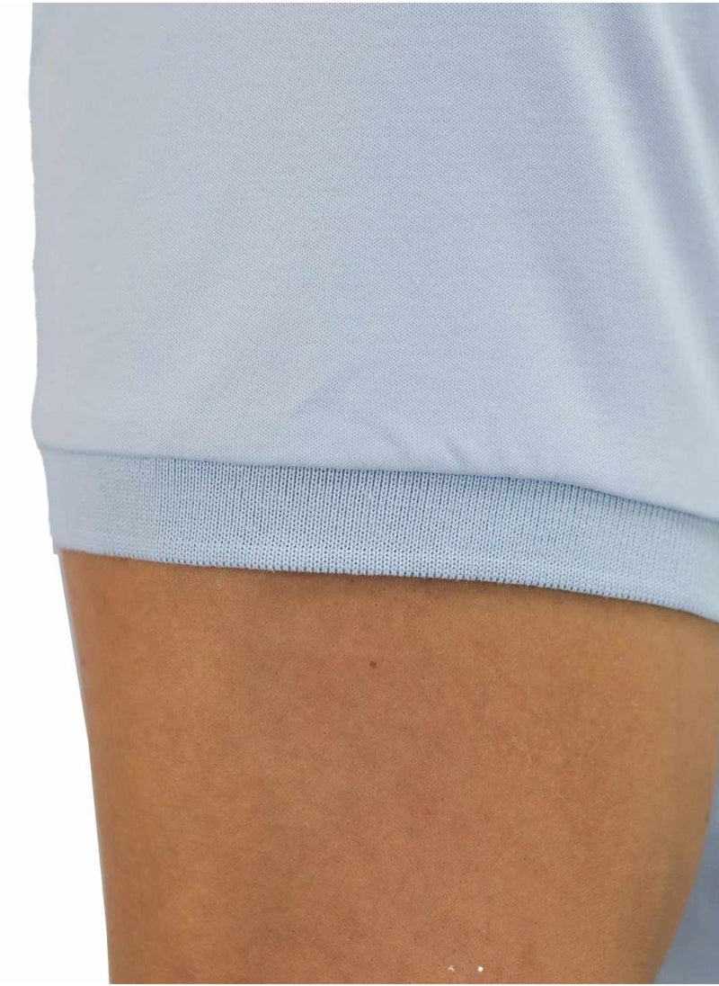 GIORDANO - Men's Liquid Touch Polo - Sky Blue - Image 1