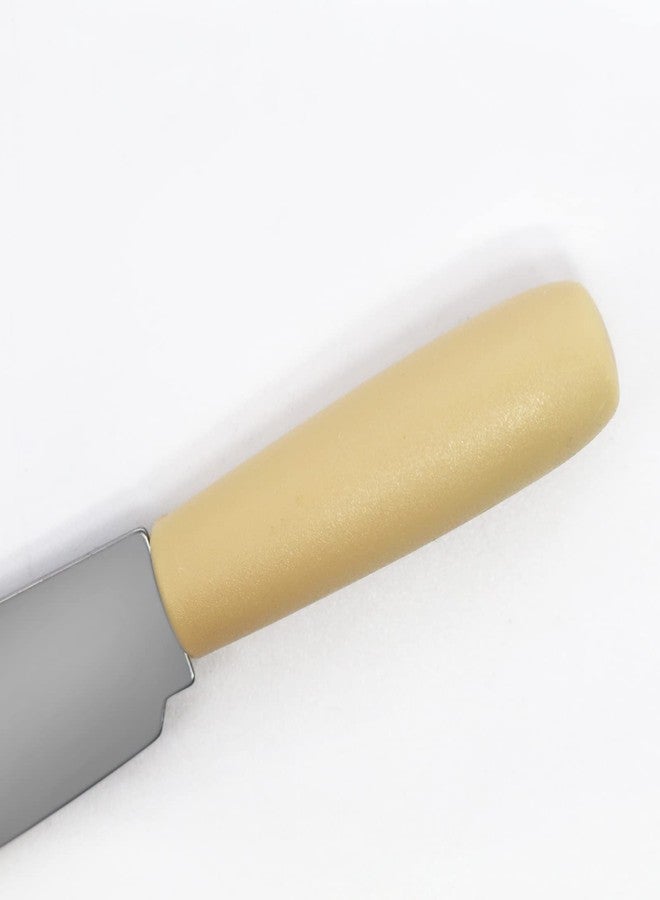 OLIREXD Stainless Steel Small Mini Butter Spreader, Sandwich Cream Cheese Condiment Knives Set, Plastic Handle, 4 Inches, Set of 3 - Image 4