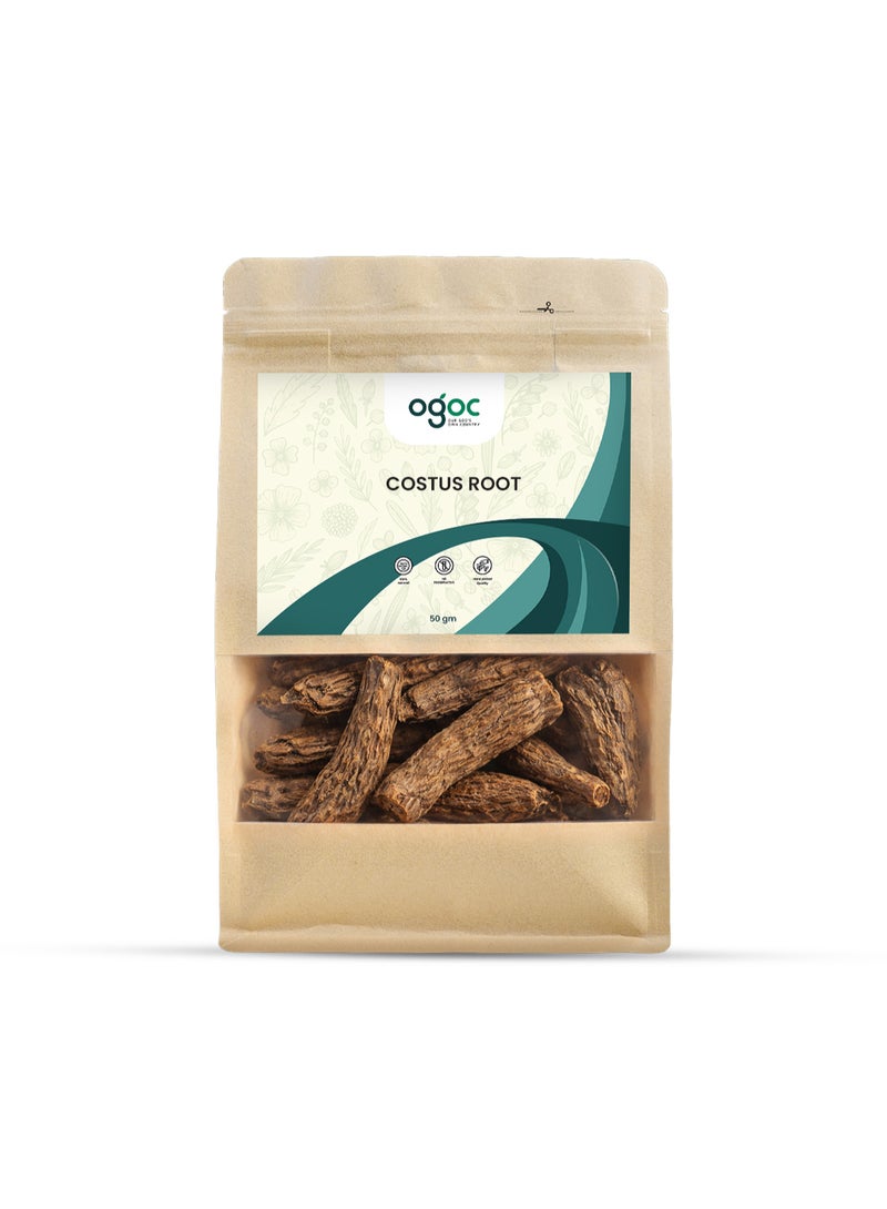 OGOC Costus Root Qust Al Hindi Root Saussurea Costus Dried Aromatic Root Traditional Spice Root Culinary Herb For Tea Infusions Cooking Seasoning - Image 1