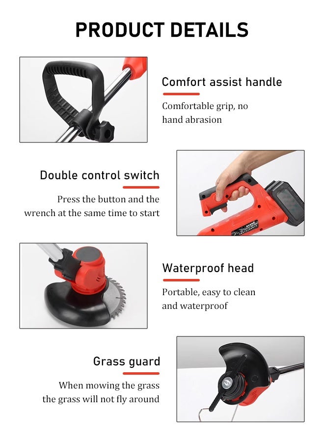 Generic Cordless Lithium Battery Grass Trimmer for Agriculture, Home Gardening, and Lawn Care  - Image 5