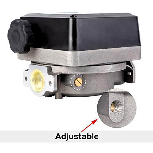 TUNTROL Mechanical Fuel Flow Meter for All Fuel Transfer Pumps, 7-20 GPM 1" Internal Thread 4-Digital Batch Display - Image 3