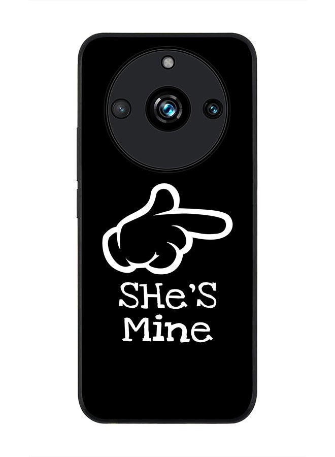 Stylizedd Rugged Black Edge case for Realme 11 Pro/Realme 11 Pro+, Custom Slim fit Flexible Anti Drop Thin Phone Case Cover - She's mine - Image 1