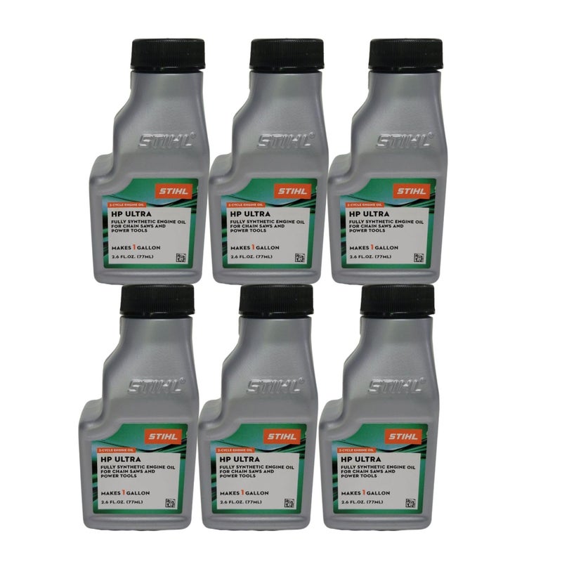 STIHL 0781 313 8002 2.6 Ounce High Performance Ultra 2 Cycle Engine Oil, 6 Pack - Image 1