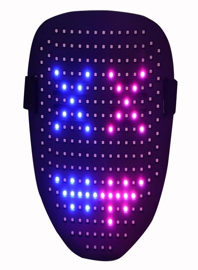 Brand new LED gesture luminous mask face change sensor party performance atmosphere props - Image 1