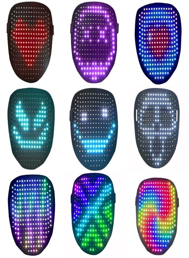 Brand new LED gesture luminous mask face change sensor party performance atmosphere props - Image 3