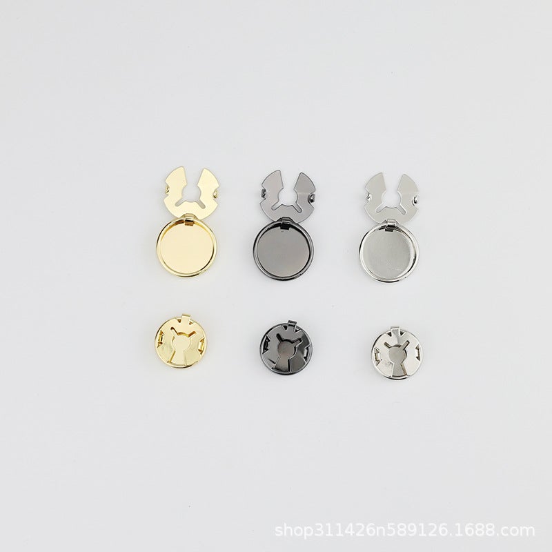 Diy -Selling Shirt Buttons, Copper Turtle Smooth Surface Buttons, Blank Electroplated Button Sets, Brooch Buttons, Cufflinks, Handmade Accessories - Image 5