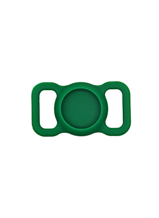 Generic - Applicable AirTag Protective Cover For Apple Airtags Silicone Air Anti-lost Device Tag Positioning Tracker Cat Collar-Color:Green-Applicable Model:airtag - Image 1