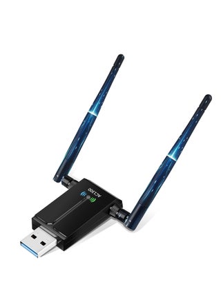 High Speed Dual Band Wifi Adapter 1300Mbps for PC Laptop Tablet USB Connection Compatible with Windows and Mac OS - pzsku/ZE8B0123077356EE1FEE2Z/45/_/1723112253/e44fbdfe-345c-4722-ac63-6339e4a9749b