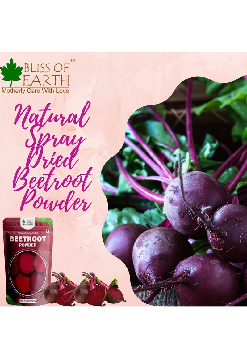 BLISS OF EARTH Beetroot Powder 200 GM  - Image 3