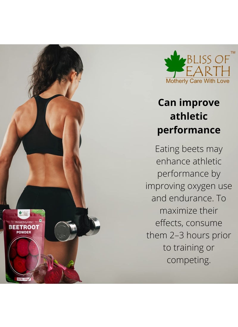 BLISS OF EARTH Beetroot Powder 200 GM  - Image 4