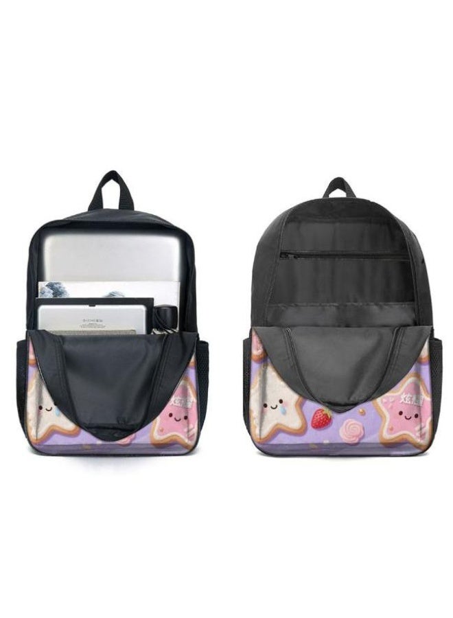 Bright Li Fire Shoulder + handbag + stationery bag | Cartoon bag three-piece set, easy to cope with various occasions (students, children, friends outing, mountain climbing, going to school, etc.) | Back to school season/festival gifts - 32 - Image 4